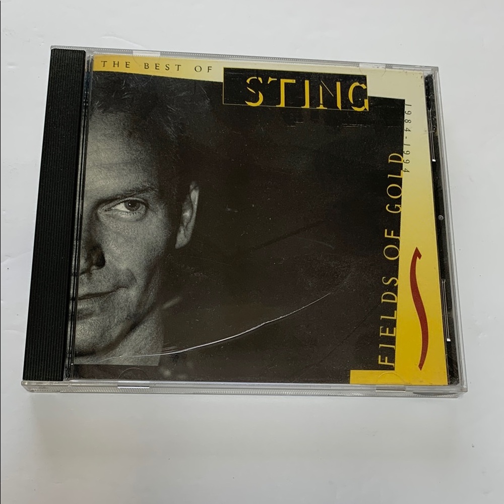 Sting Music CD with Yellow and Black Cover